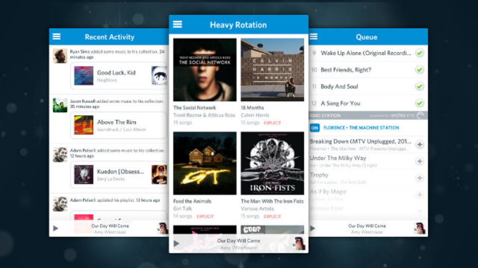 音楽ストリーミングサービス『Rdio』がアプリ最新版をリリース