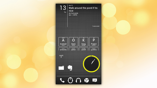 周期表Androidホーム画面~究極のホーム画面を求めて