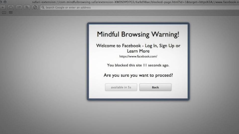 指定サイトの閲覧を一定期間ブロックしてくれるSafari用拡張機能『Mindful Browsing』
