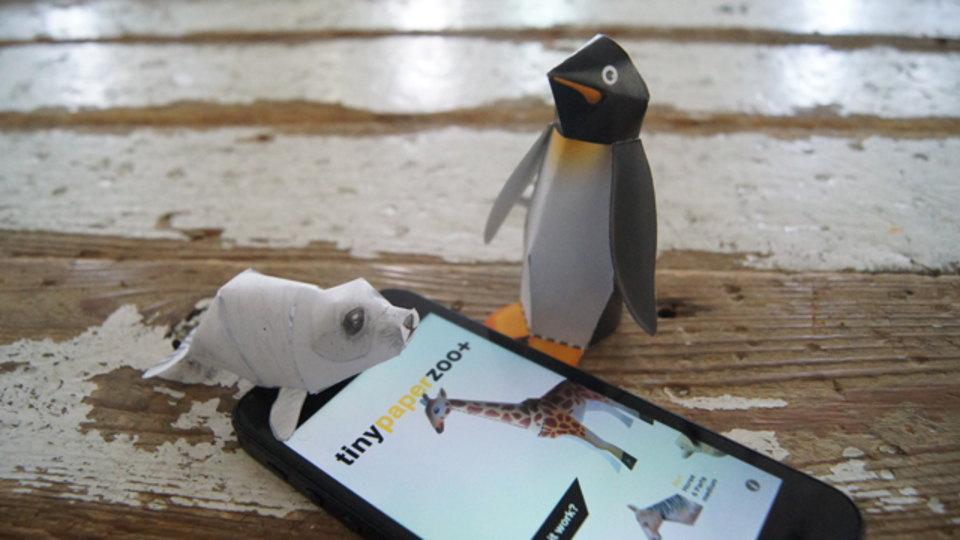 ペーパークラフト作成アプリ『Tiny Paper Zoo Plus』で、オリジナルの動物園をつくろう