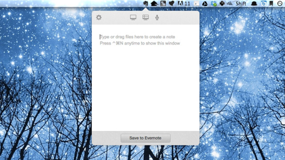 Mac用「Evernote」がアップデート~クイックノート、スクリーンショット撮影が可能に!