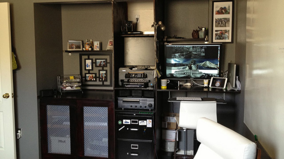 クローゼットも仕事場にできる~部屋は間取り図のとおりに使わなくてもいい