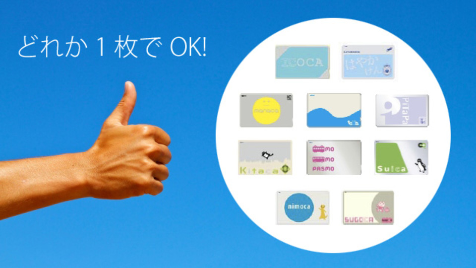 本日から交通系ICカードの全国相互利用サービスが始まります!