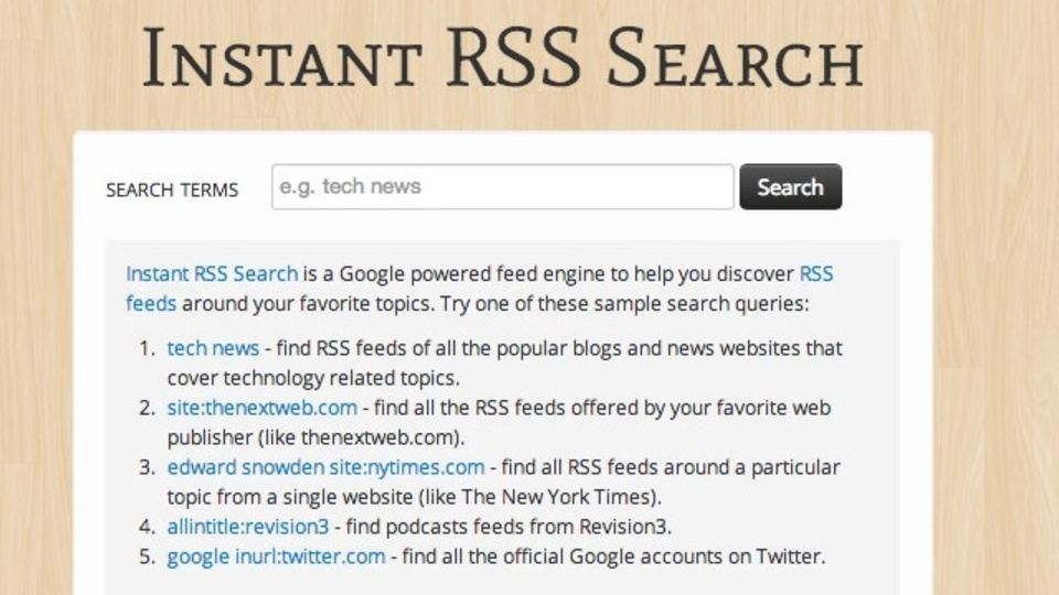 RSSリーダーを「使える」ツールにする:気になるトピックの関連フィードを効率的に検索できる「Instant RSS Search」