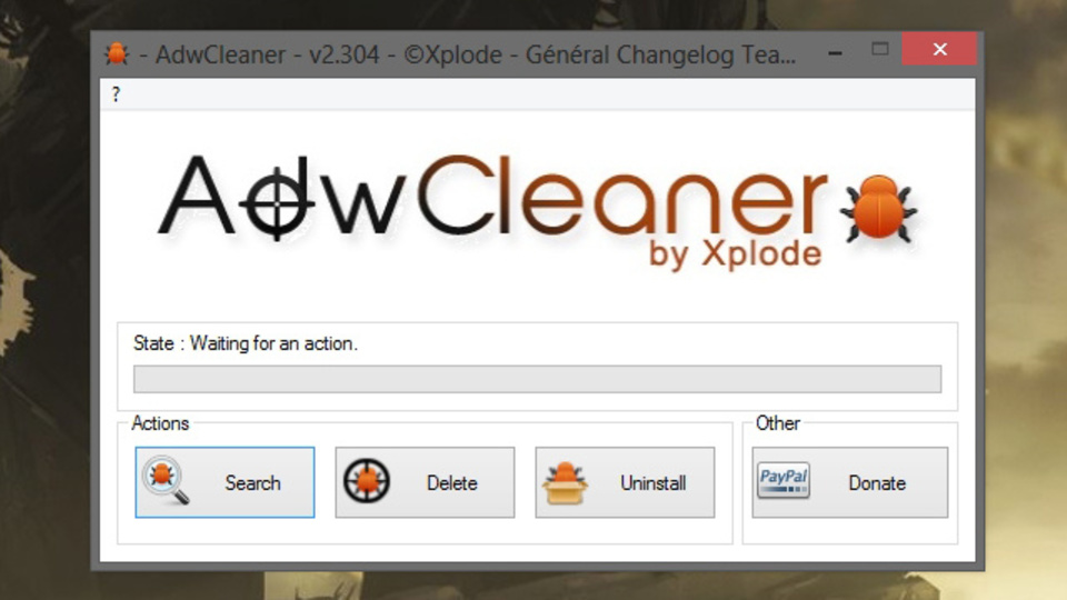 不要なツールバーやマルウェアを1クリックで削除できる『AdwCleaner』