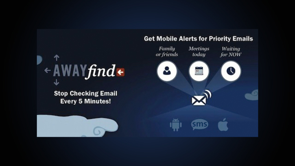 重要なメールだけをスマホに着信通知してくれる『AwayFind 』が快適すぎ