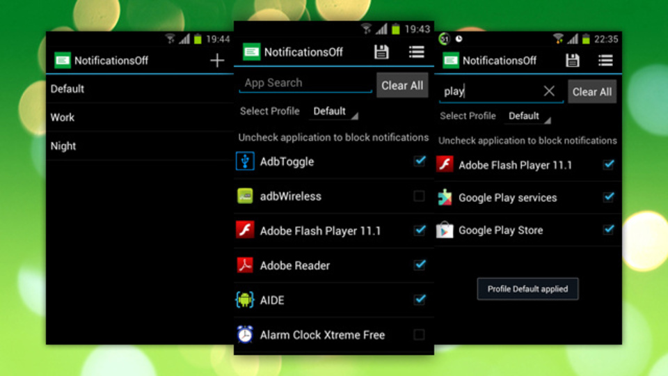 アプリごとの通知バー設定を一括で:『Notifications Off』を使ってうるさいアプリを黙らせる