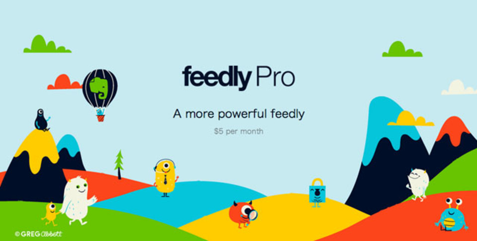 「Feedly」に有料のpro版登場。現在ユーザー数限定の「一生プラン」募集中