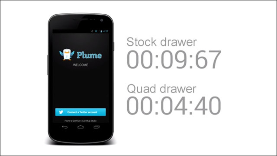 アプリ起動を2倍速くする! アプリ名を入力して起動できるランチャー『Quad Drawer』