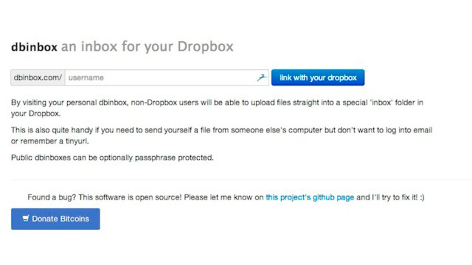 サイズ・形式を問わないファイルのやり取りのために:Dropboxへのアップロードリンクを作成する「dbinbox」