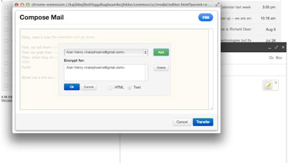 GmailなどWebメールの暗号化には『Mailvelop』が便利