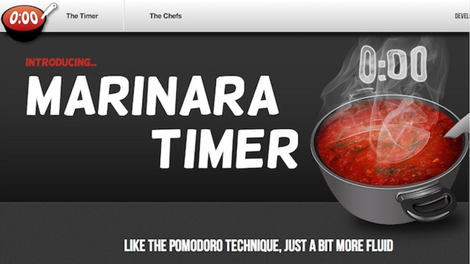 タイマーを使って生産性を向上させたい人のためのツール「Marinara Timer」