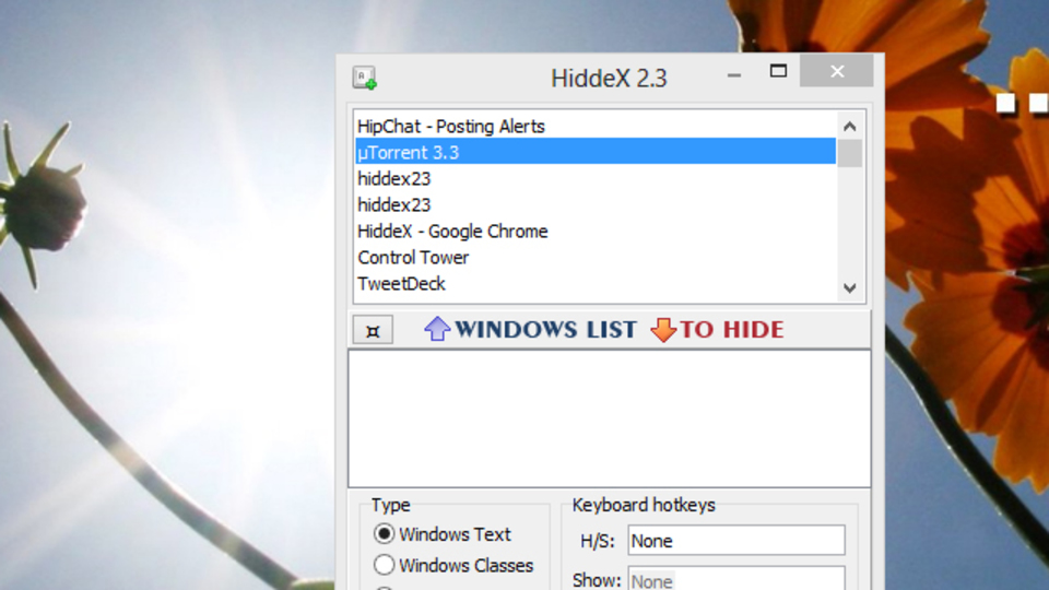 上司がデスクにやってきた! 『HiddeX』を使って特定のウィンドウだけを非表示にする