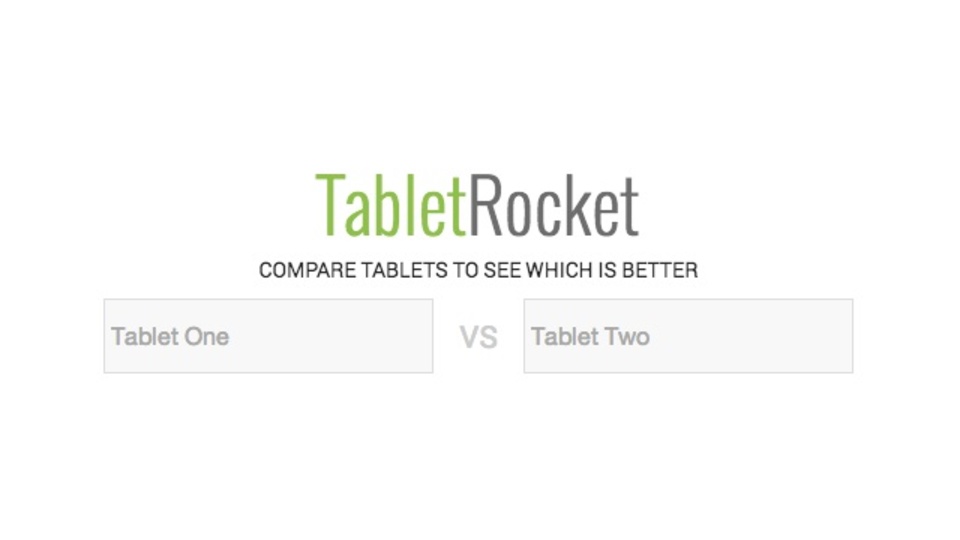 あらゆるタブレットのスペックを比較できるサイト「TabletRocket」