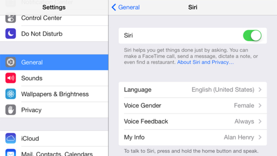 Siri子ちゃんが、Siri夫くんに。iOS 7からSiriの性別を選べる言語が出始めた(現状日本語は未対応)!