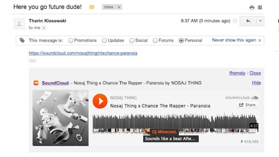 Gmailに送られてきたリンクをそのままプレビューできるChrome拡張「Iframely」