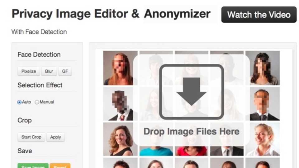 顔認識で自動的にモザイクをかけられる「Privacy Image Editor」