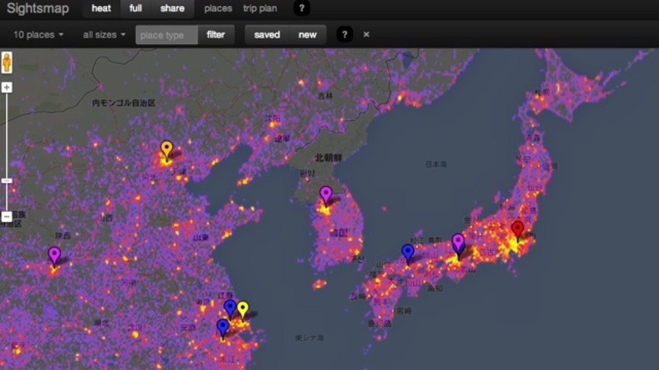 世界中に投稿された観光スポット写真を地図から探せるサイト「Sightsmap」