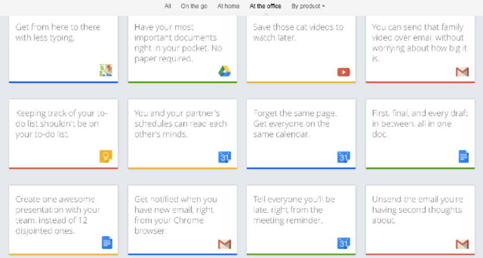 Googleサービスの小ネタを調べられるサイト「Google Tips」