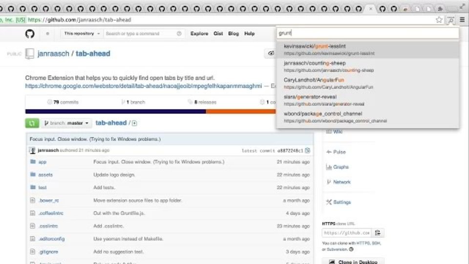 目的のタブに一瞬で切り替えられるChrome拡張機能「Tab Ahead」