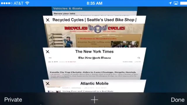 iPhone/iPadのSafariで開いたすべてのタブを一発で閉じる手順