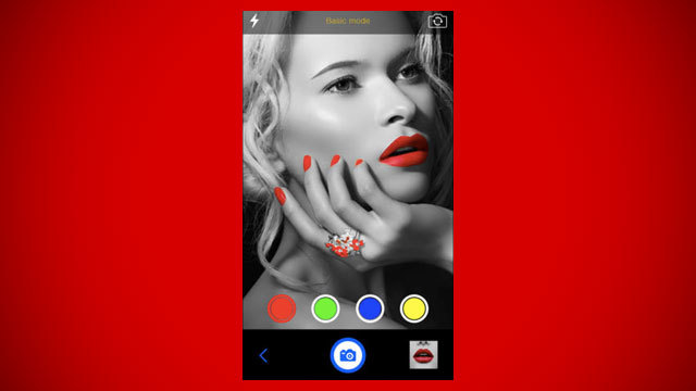 「1色だけ色がついた写真」はスマホひとつですぐできる
