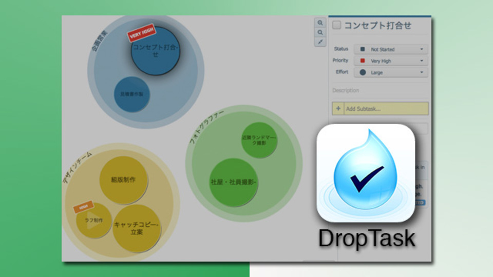 チームワークを可視化する『DropTask』で作業効率上がっちゃう