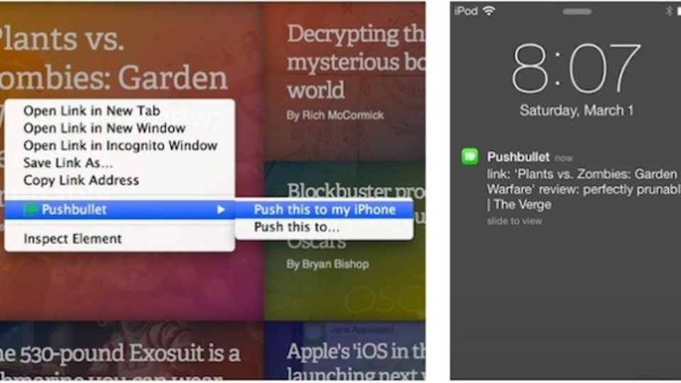 PCとiPhoneを同期してお互いのあらゆるデータを同期できる『PushBullet』