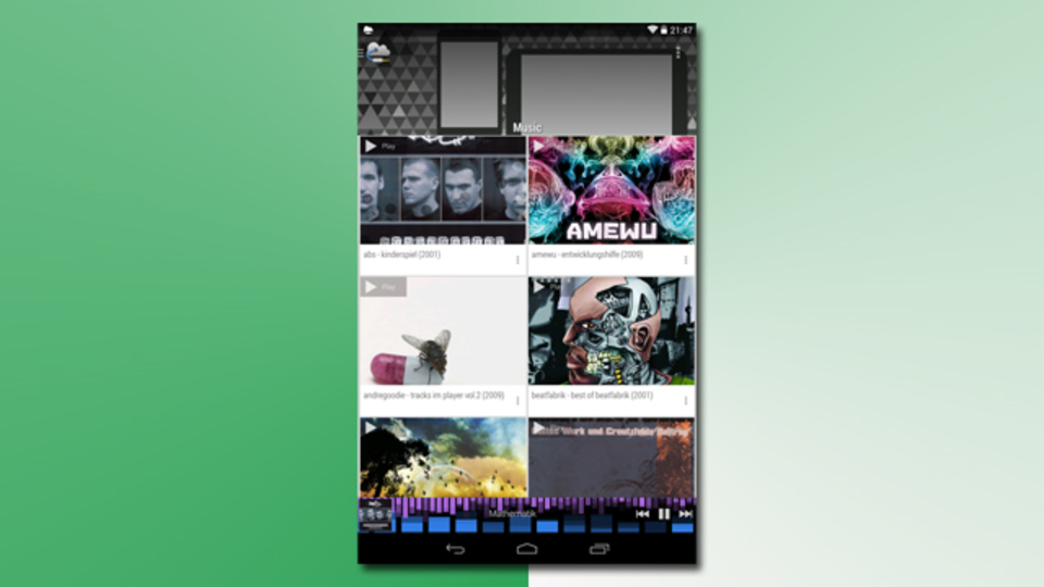スマホは軽く、でも音楽はたっぷり。充実のクラウドプレーヤーアプリ『ビート』