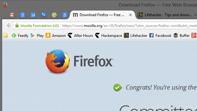 Firefox、刷新! カスタマイズ性が豊富な新デザイン公開