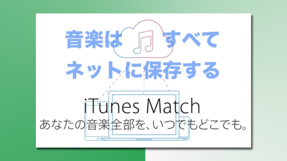 音楽は丸ごとネットに預ける時代へ。「iTunes Match」を使うまでの手順まとめ