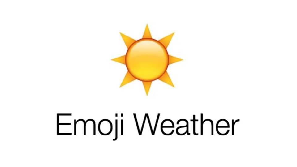 毎日SMSで絵文字の天気予報を送ってくれる「Emoji Weather」