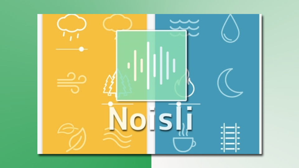 好みの環境音やノイズが流せて、ミックスもできる『Noisli』でどこでも集中タイム