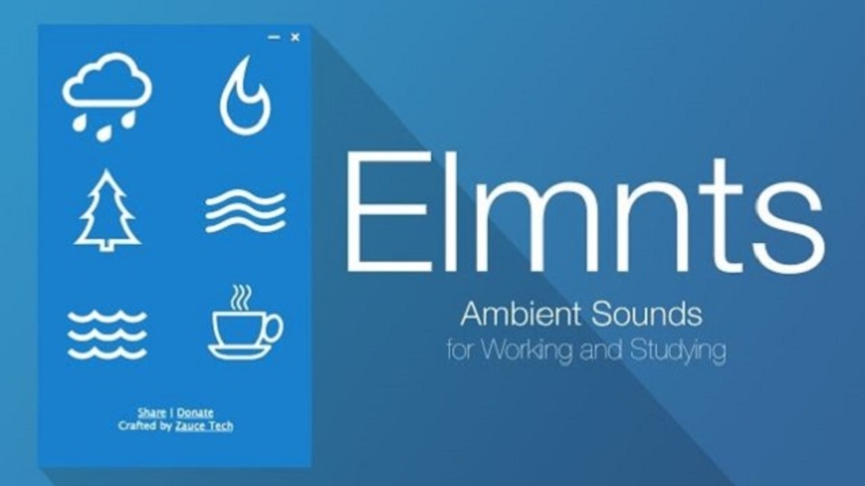 集中力ブースト用。オフラインでも環境音を再生できるChrome拡張機能『Elmnts』