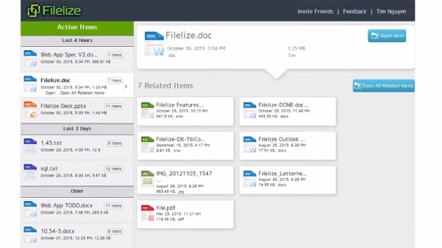 使用したすべてのファイルを自動的にクラウドにバックアップしてくれるアプリ『Filelize』