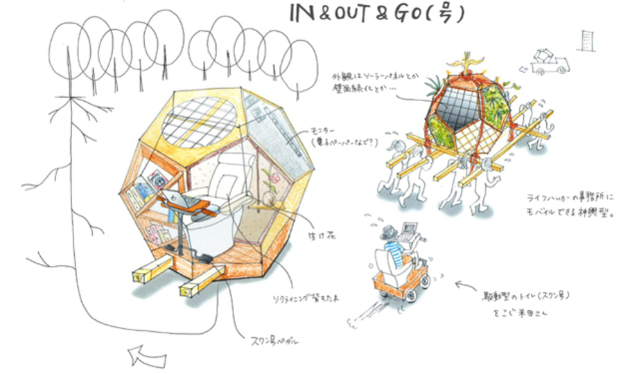 虎ノ門で開催の「小屋展示場」にトイレ型書斎を出展!ライフハッカーがものづくりに挑戦します。