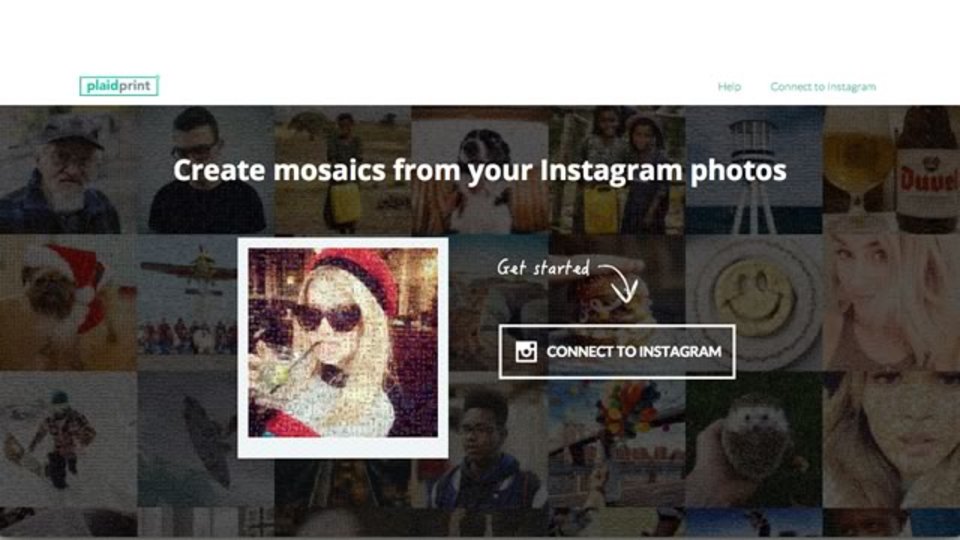 好きな人ほど楽しくなる! Instagramの写真でモザイクをかけられるサイト「PlaidPrint」