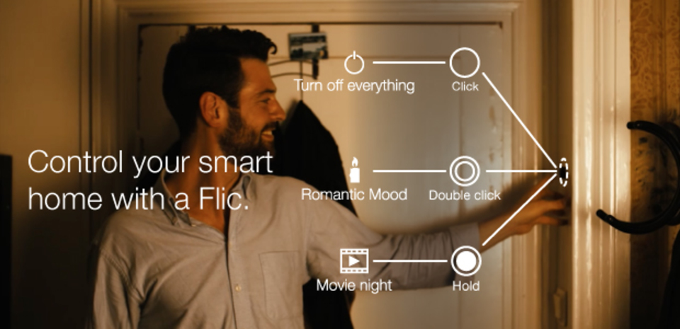 スマホに触れずに、スマホの機能を使えるボタン「Flic」