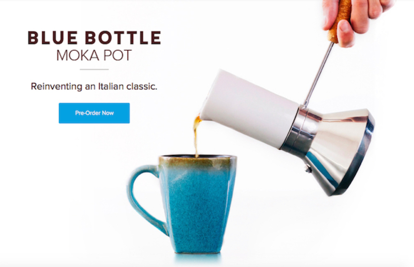 食卓にもサードウェーブコーヒーはやってくる:Blue Bottle Coffeeの新型モカポッド