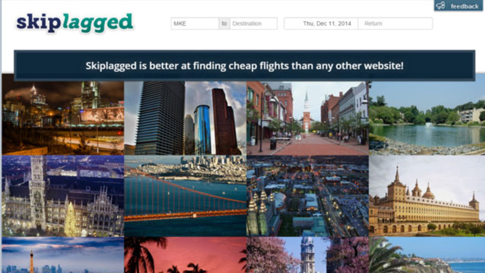 「途中降機」による最安値の航空券を探せるサイト『Skiplagged』