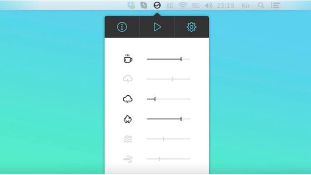 集中力アップが見込めるmac用の環境音アプリ Noizio ライフハッカー 日本版