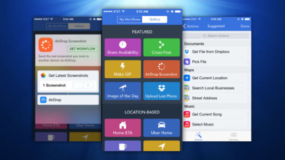 Workflowを使ってiOS上のあらゆるタスクを自動化
