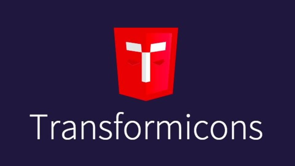 動きのあるボタンが生成できるジェネレーター「Transformicons」