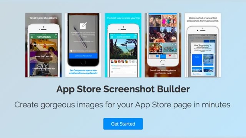 App Store用のスクリーンショットを全サイズ手軽に作成できるサイト