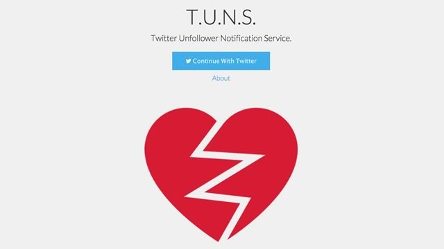 Twitterでフォロー解除されたときにお知らせしてくれるサービス「TUNS」