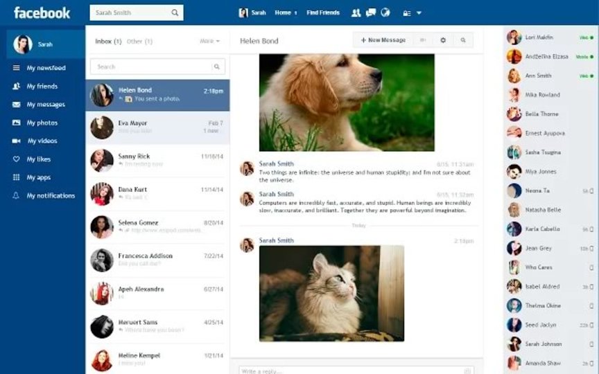 Facebookのデザインを超シンプルにしてくれる拡張機能「Facebook Flat」
