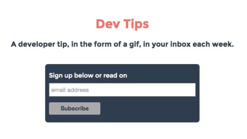ウェブ開発ツールの小技をGIFアニメで届けてくれるサイト「Dev Tips」