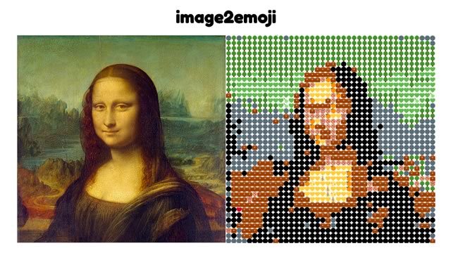 指定した画像を絵文字化してくれるサイト「image2emoji」