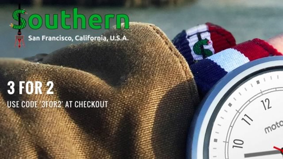 Apple WatchやAndroid Wearのバンドが手に入るサービス「Southern Straps」
