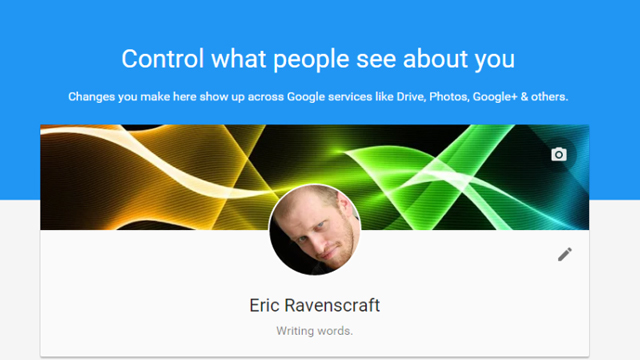 Googleのプロフィールは個別に設定しなくてOK。「ユーザー情報」ページで個人情報を一元管理しよう